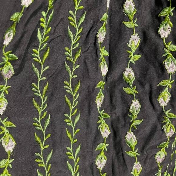 Sister Jane Dream Sugar Chain Midi Dress Black S Embroidery Feminine romantic - Picture 5 of 11